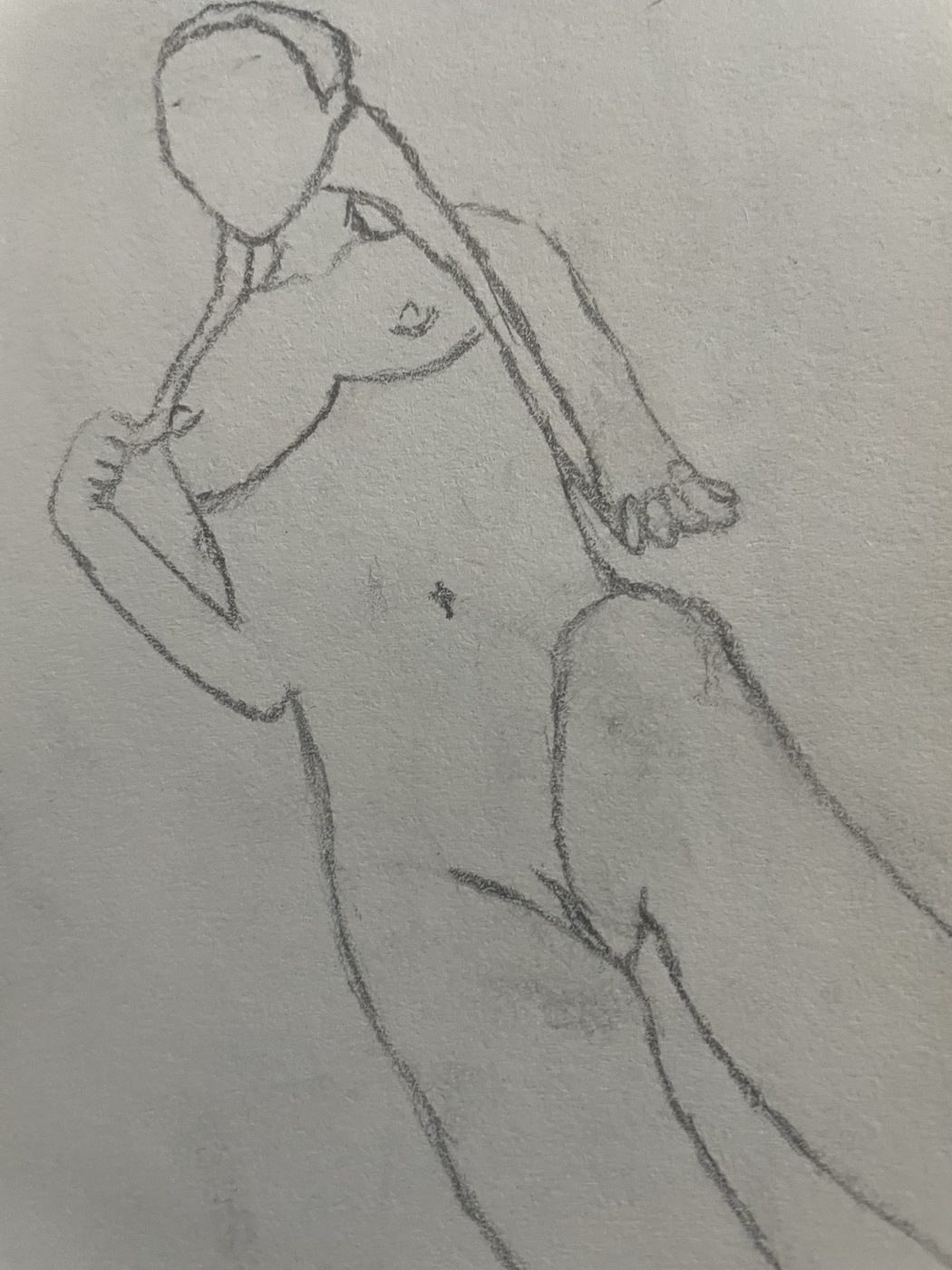 Pencil figure study